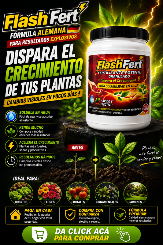 Flash Fert - El Mejor Fertilizante