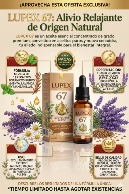 Lupex 67  - Alivia el Dolor